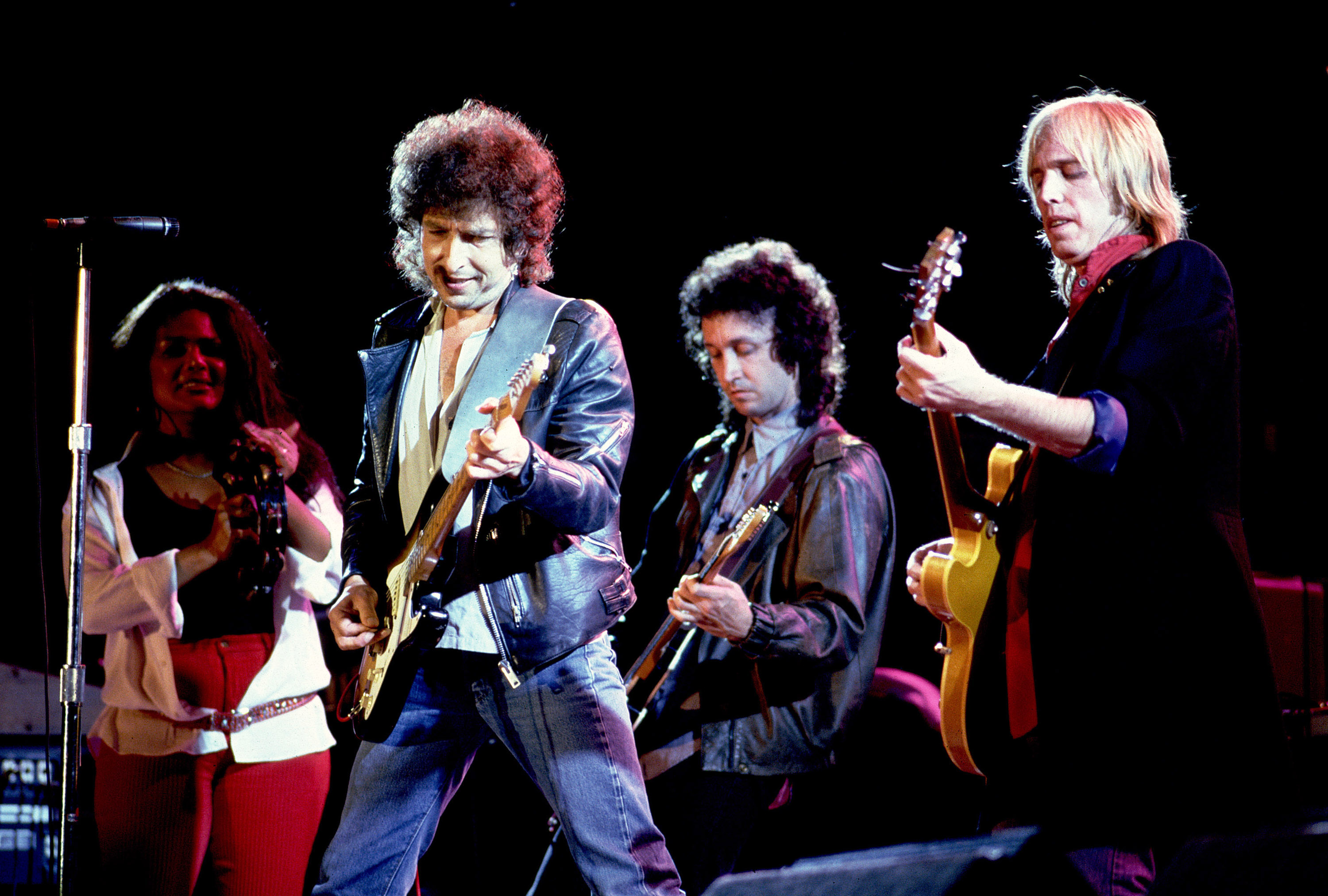 Bob Dylan und Tom Petty bei Farm Aid