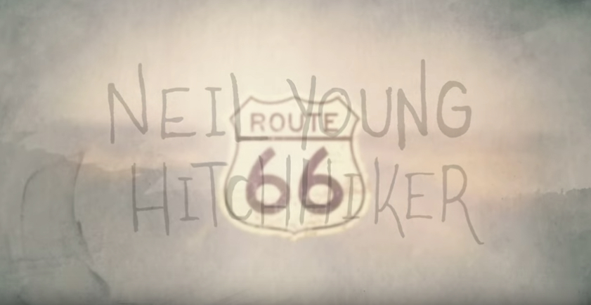 Szene aus dem Clip zu „Hitchhiker“ von Neil Young