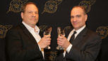 Harvey Weinstein (l.) mit seinem Bruder Bob (r.) im Jahr 2015.