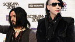 Gehen von nun an getrennte Wege: Twiggy Ramirez (r.) und Marilyn Manson.