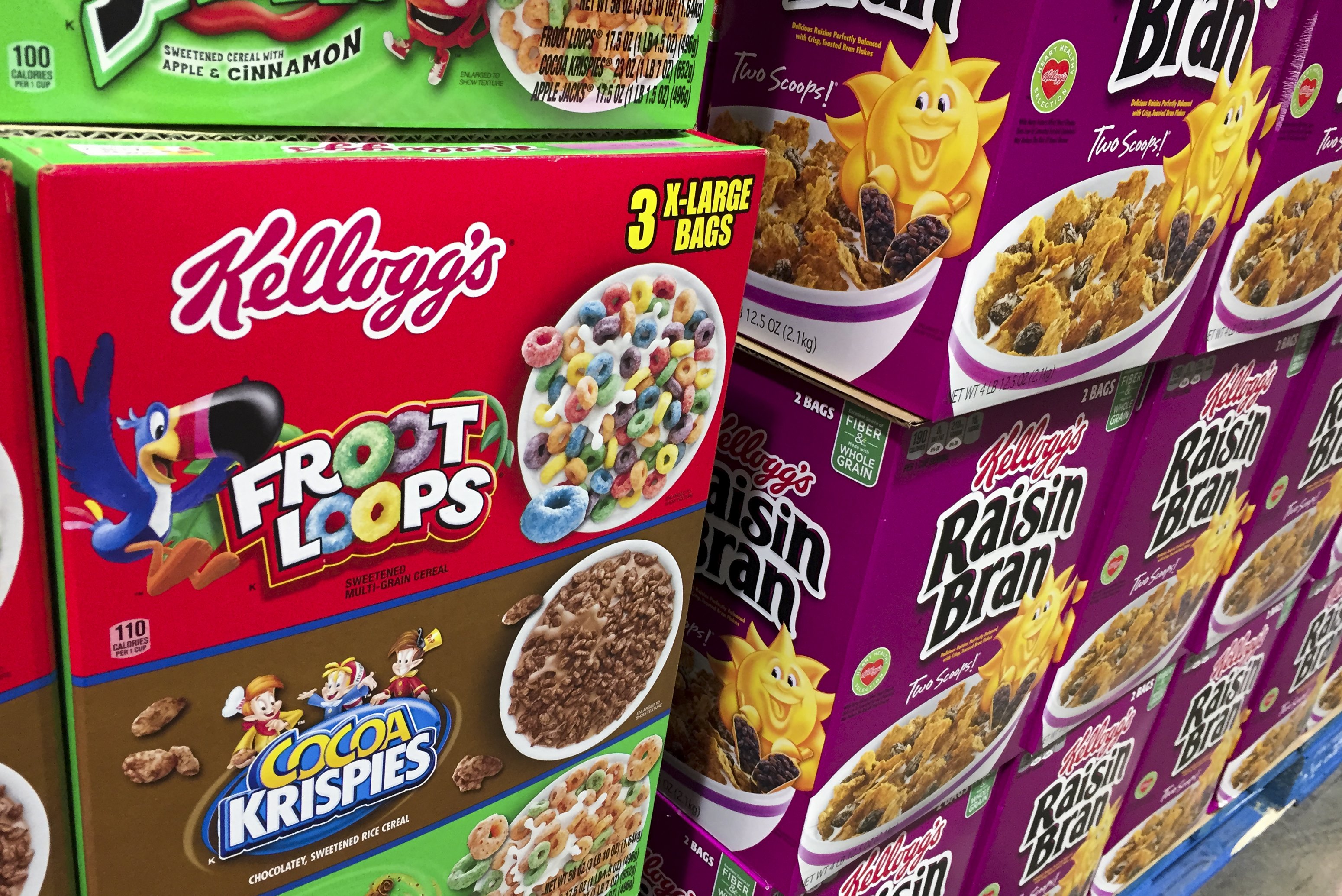 Verpackungen von Kellogg's