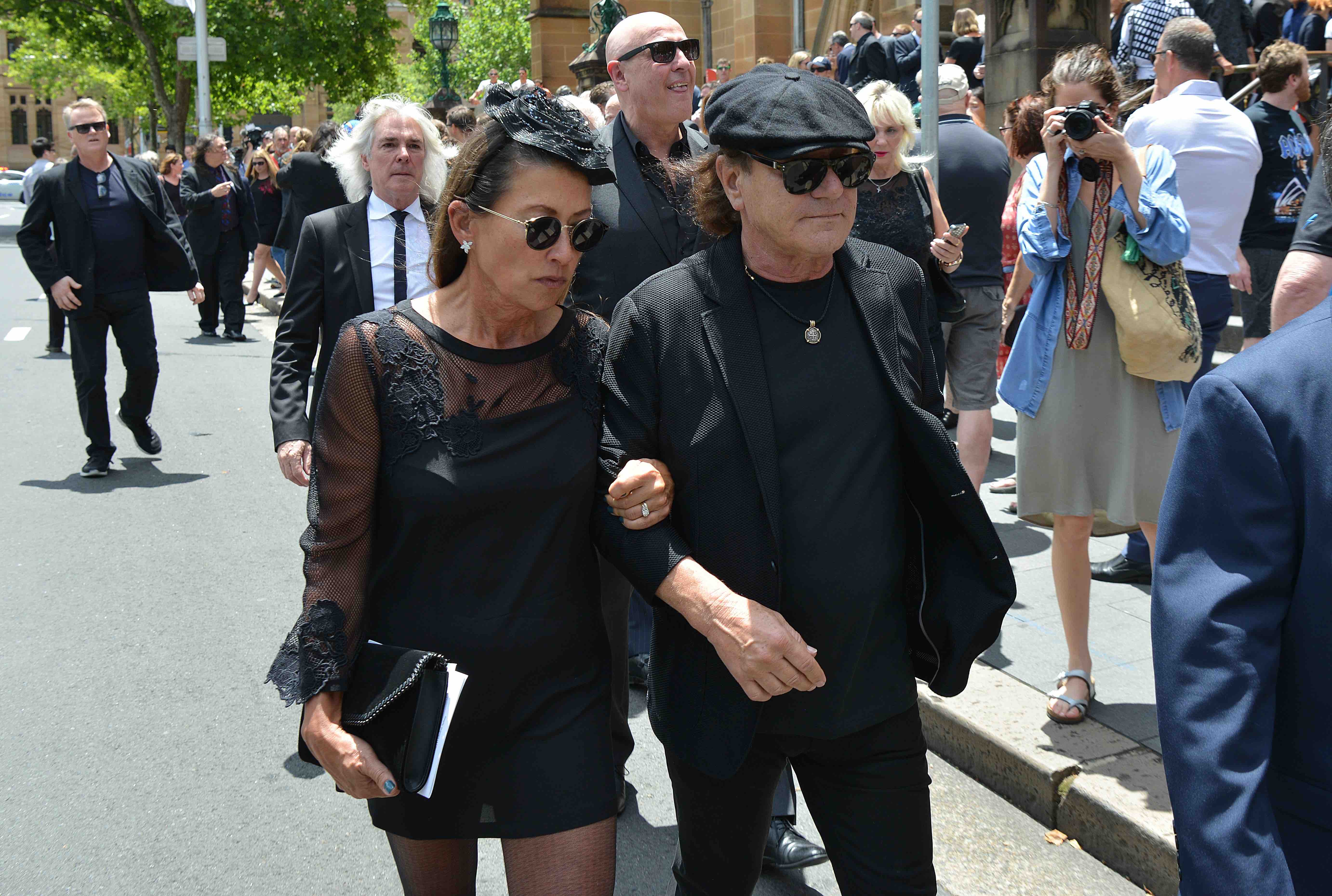 Brian Johnson mit Ehefrau Brenda