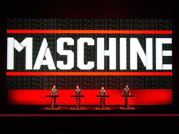 Kraftwerk bei einem Konzert in Kopenhagen.