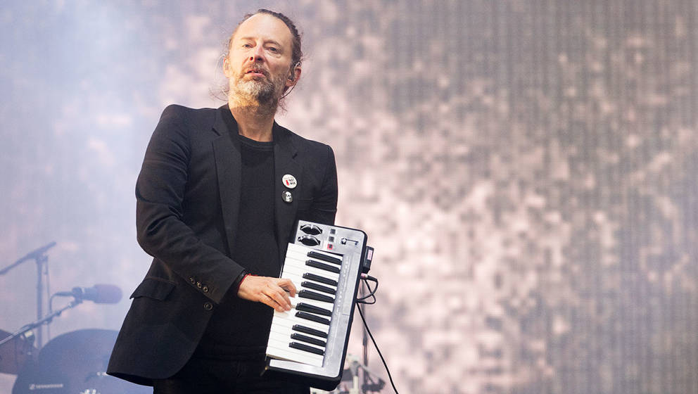 Spielt nicht nur Gitarre, sondern auch mal Keyboard: Thom Yorke von Radiohead