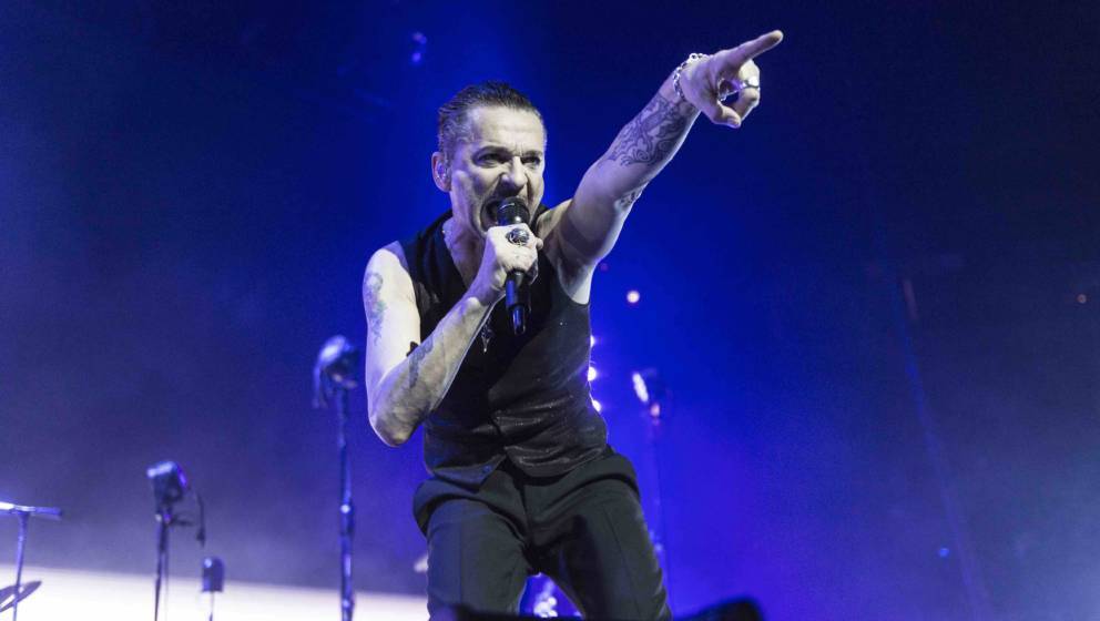 COLOGNE, GERMANY - JANUARY 15: Dave Gahan of Depeche Mode performs onstage during the Global Spirit Tour at the Lanxess Arena