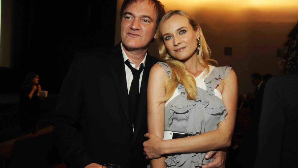NEW YORK, NY - DECEMBER 03: Quentin Tarantino and Diane Kruger attends The Museum of Modern Art 5th annual Film Benefit honor