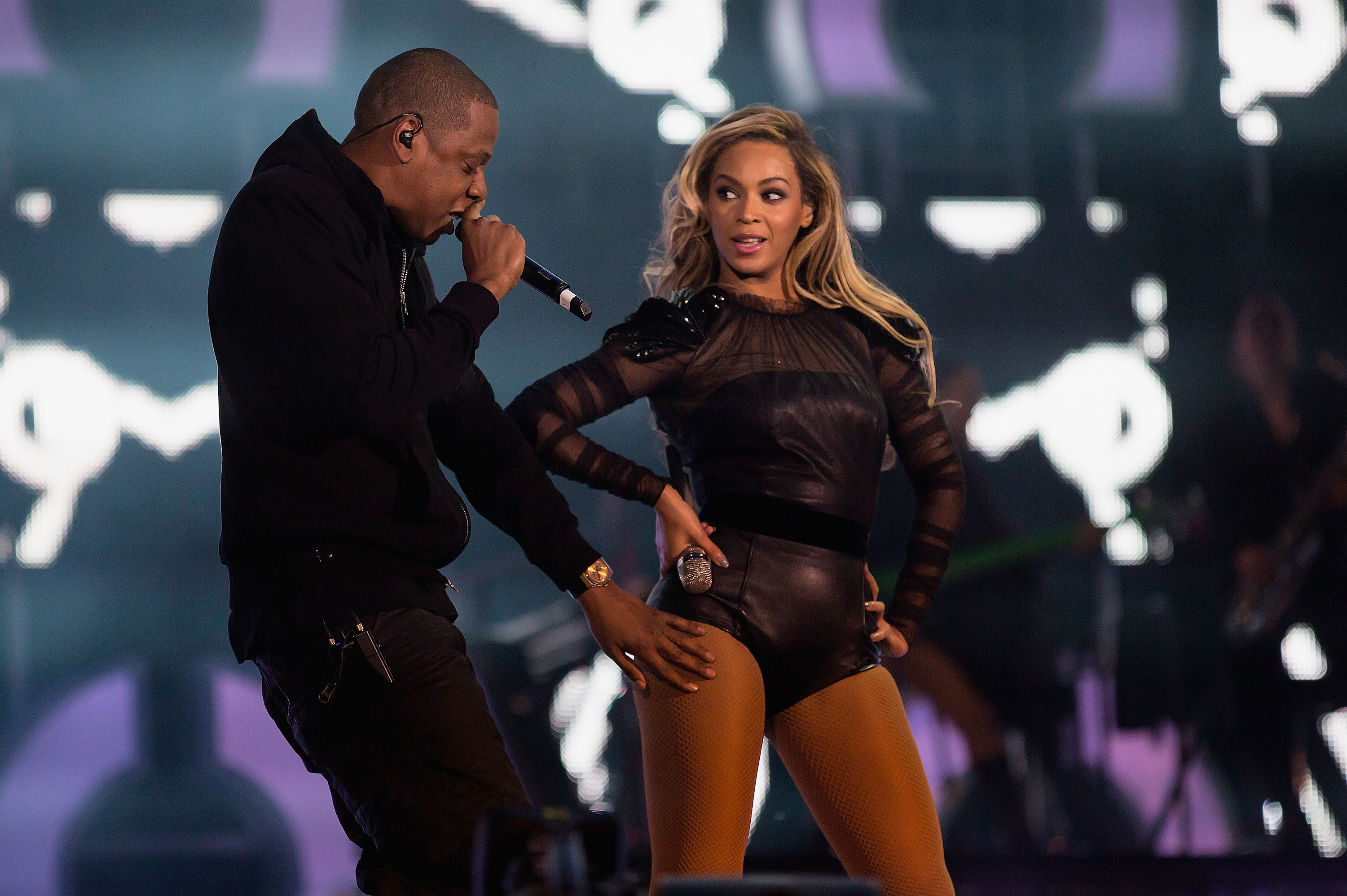 Jay-Z und Beyoncé live