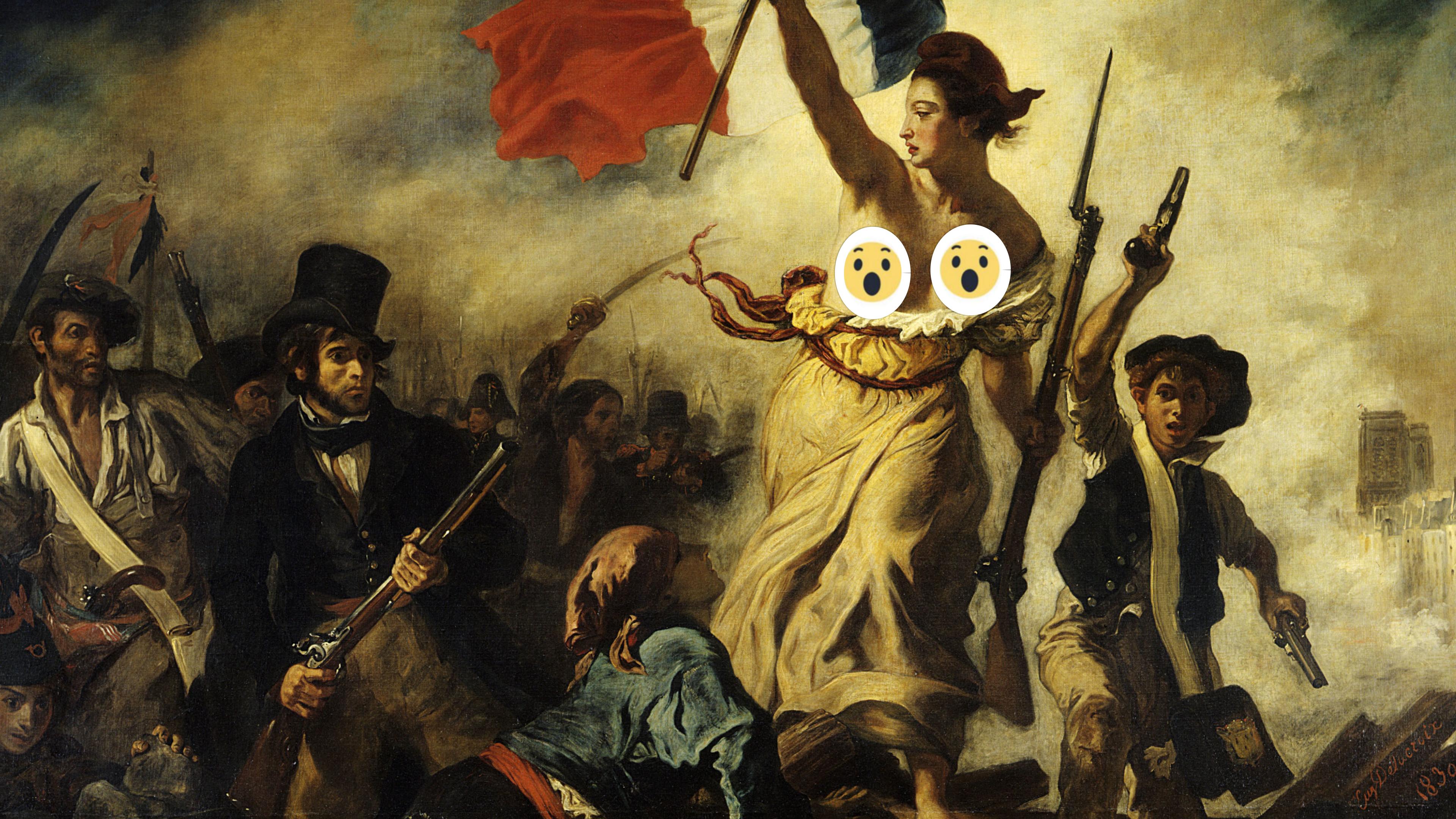 Eines der berühmtesten Gemälde der Welt - tauglich gemacht für Facebook