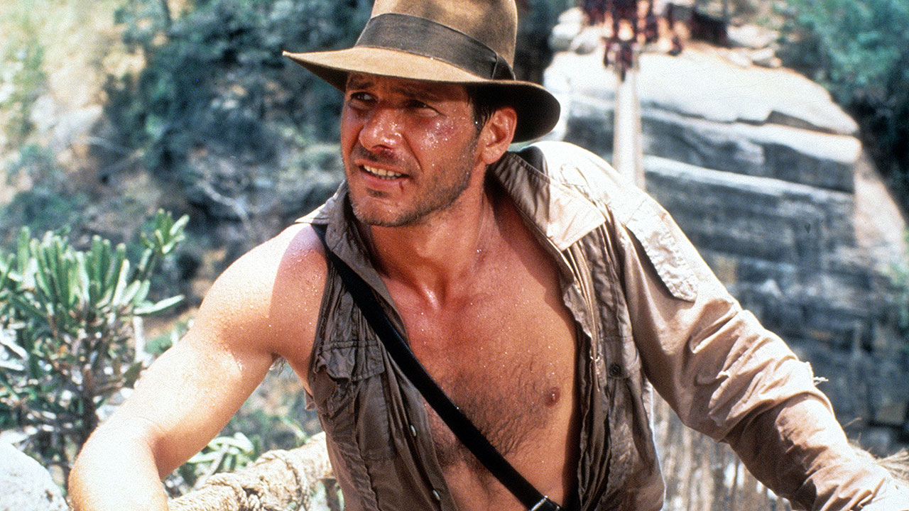 Harrison Ford in „Indiana Jones And The Temple Of Doom“