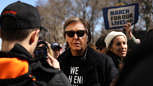 Paul McCartney beim „March For Our Lives“ in New York