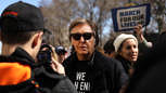 Paul McCartney beim „March For Our Lives“ in New York
