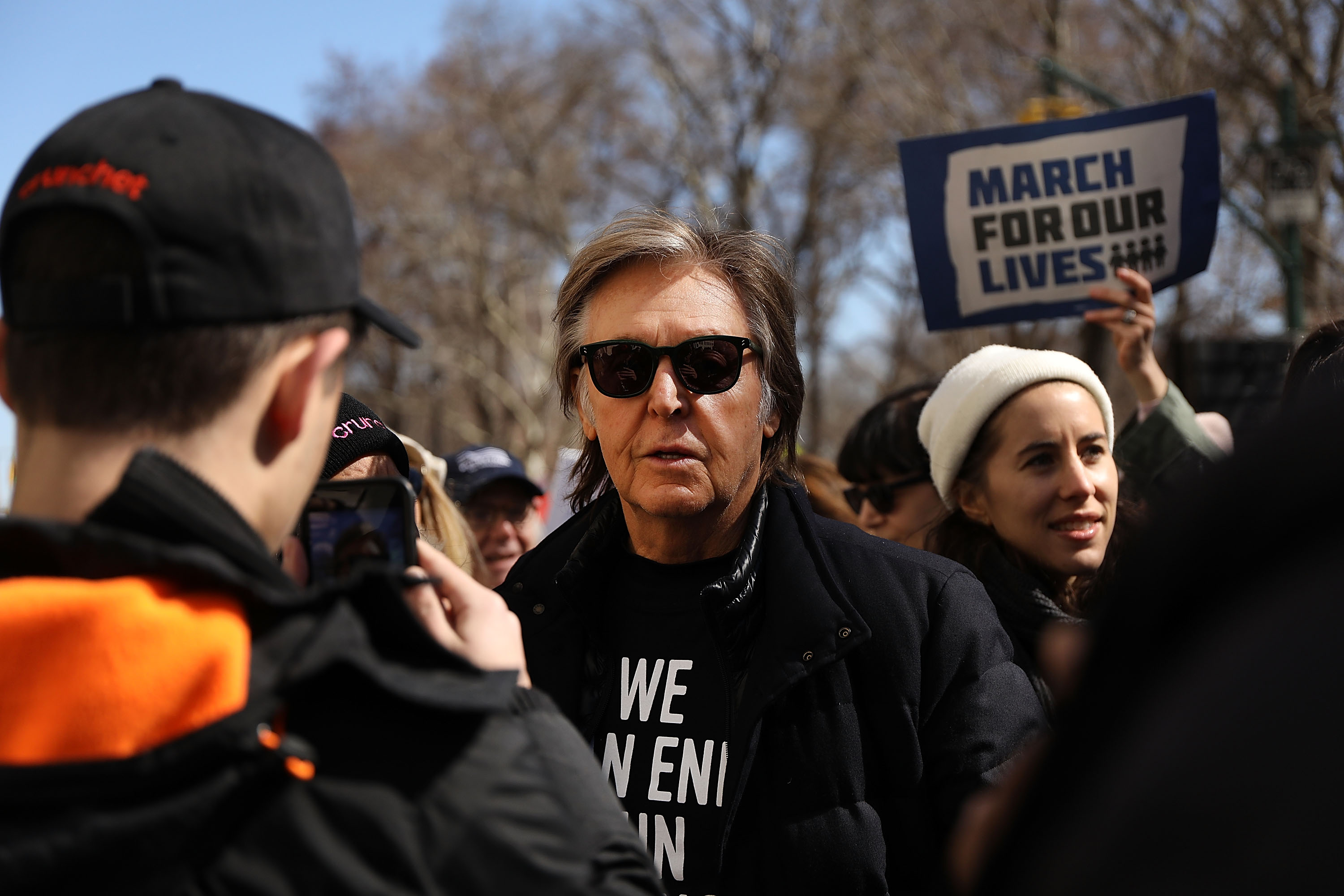 Paul McCartney beim „March For Our Lives“ in New York