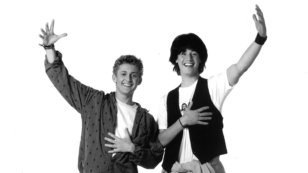 Alex Winter und Keanu Reeves im Jahr 1989 als Bill & Ted