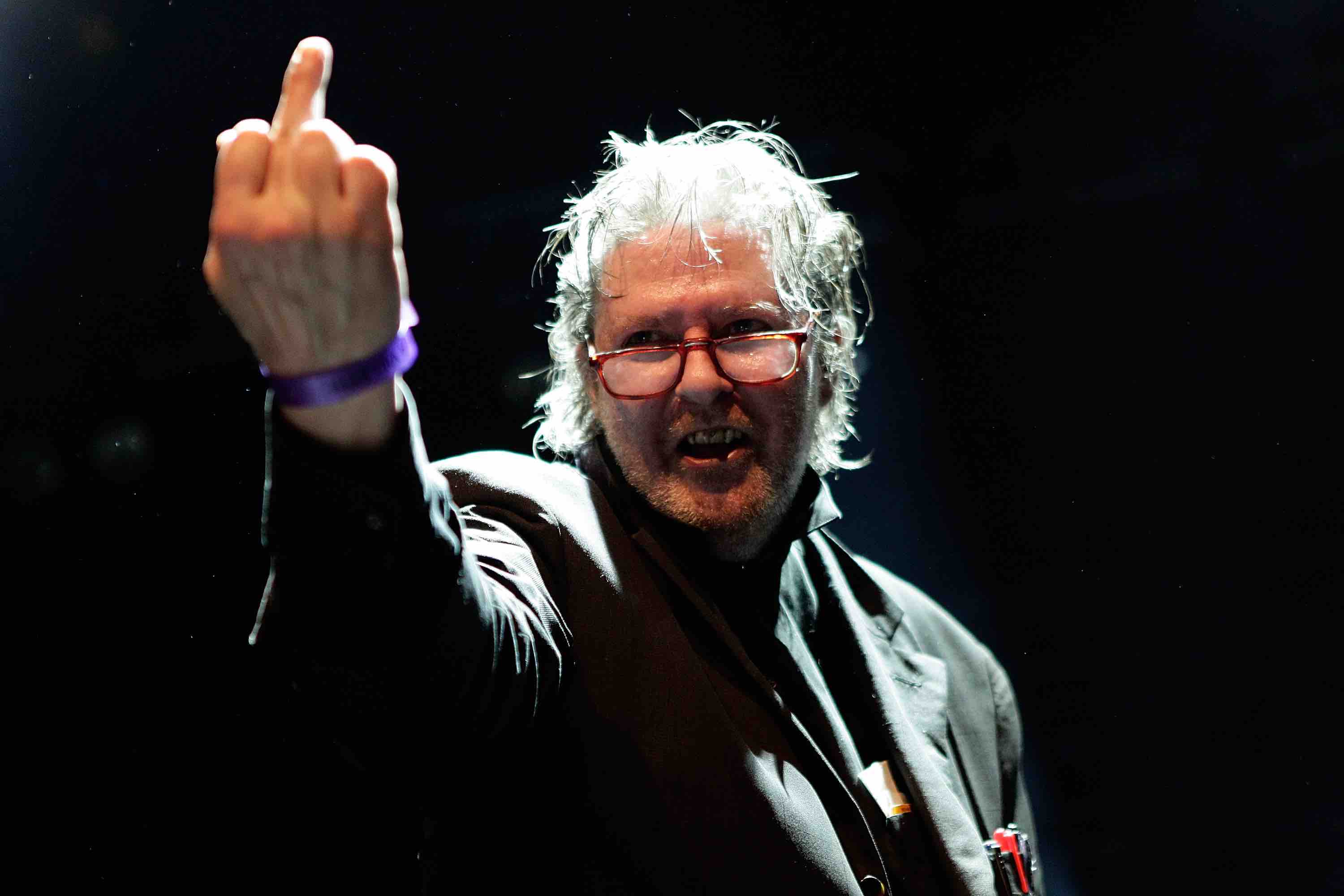Glenn Branca (* 6. Oktober 1948 in Harrisburg, Pennsylvania ; † 13. Mai 2018 in New York City)