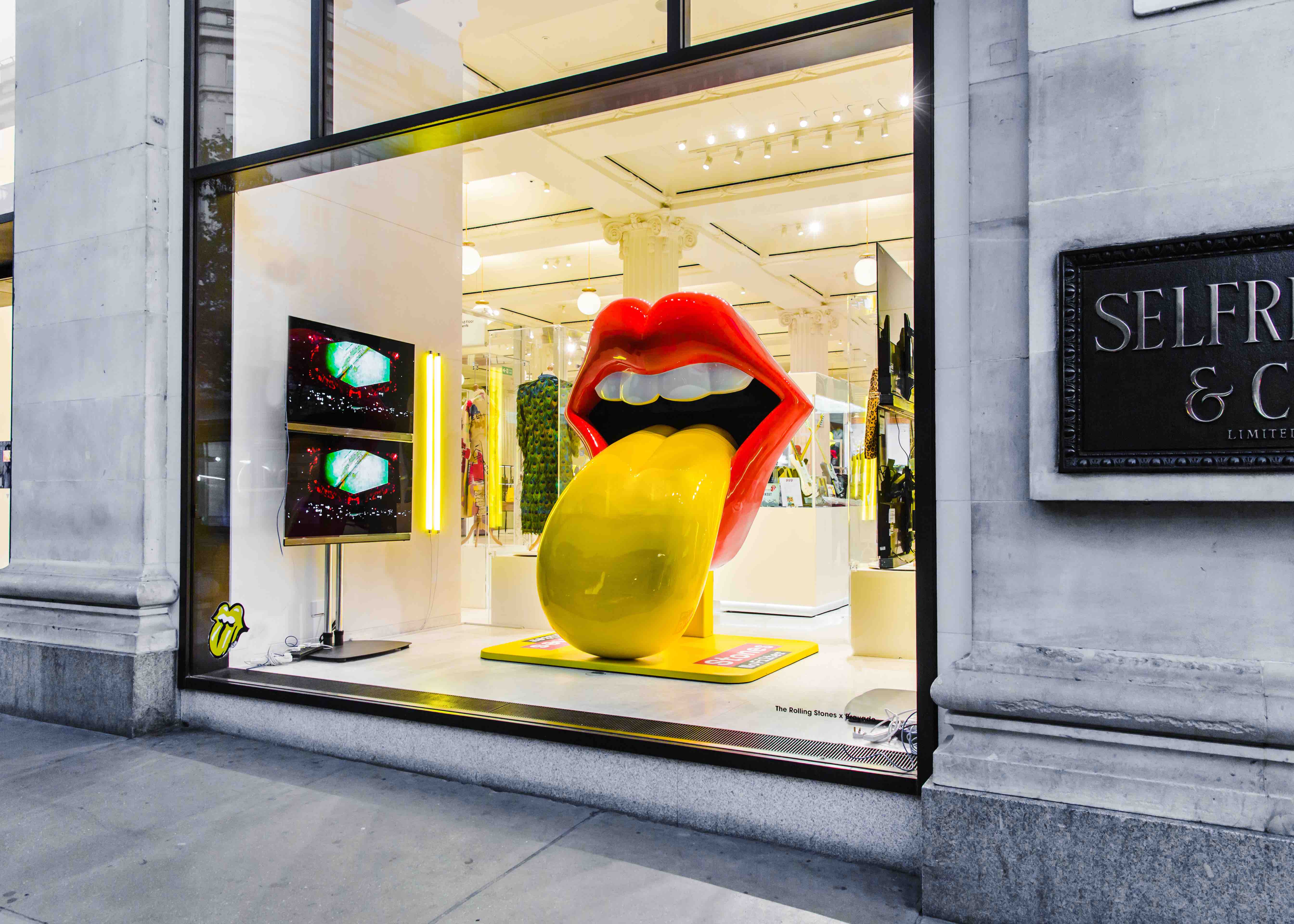 Einblick in den Pop-Up-Store der Rolling Stones in London