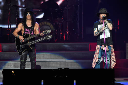 Slash und Axl Rose von Guns N'Roses (Archivbild)