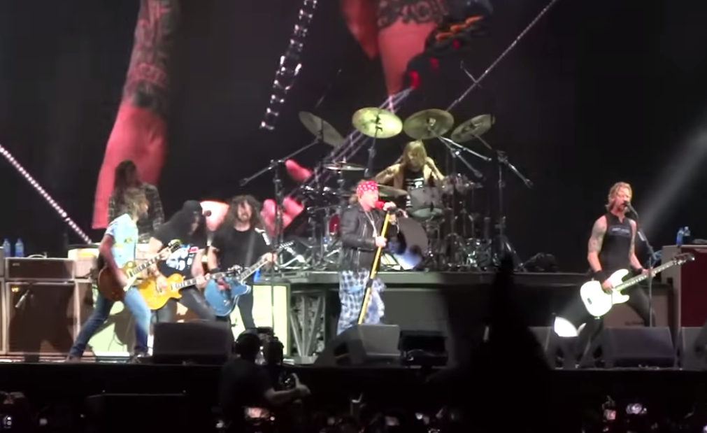 Foo Fighters und Guns N'Roses live in Florenz, Italien