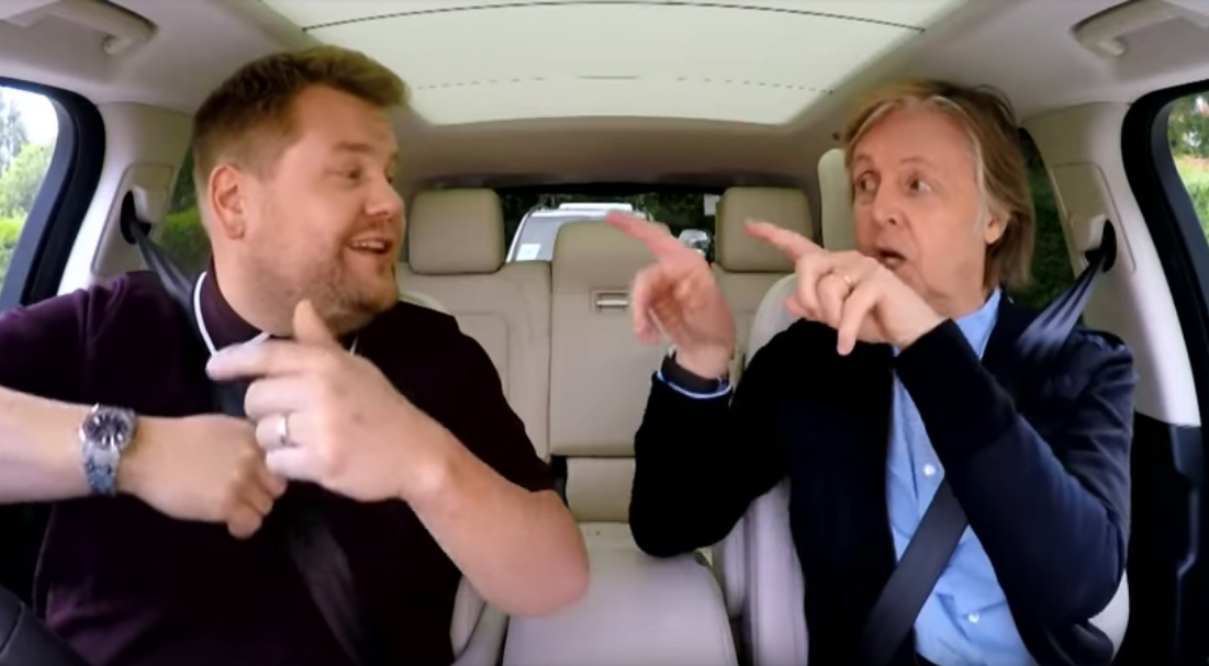 Paul McCartney und James Corden singen Hits der Beatles