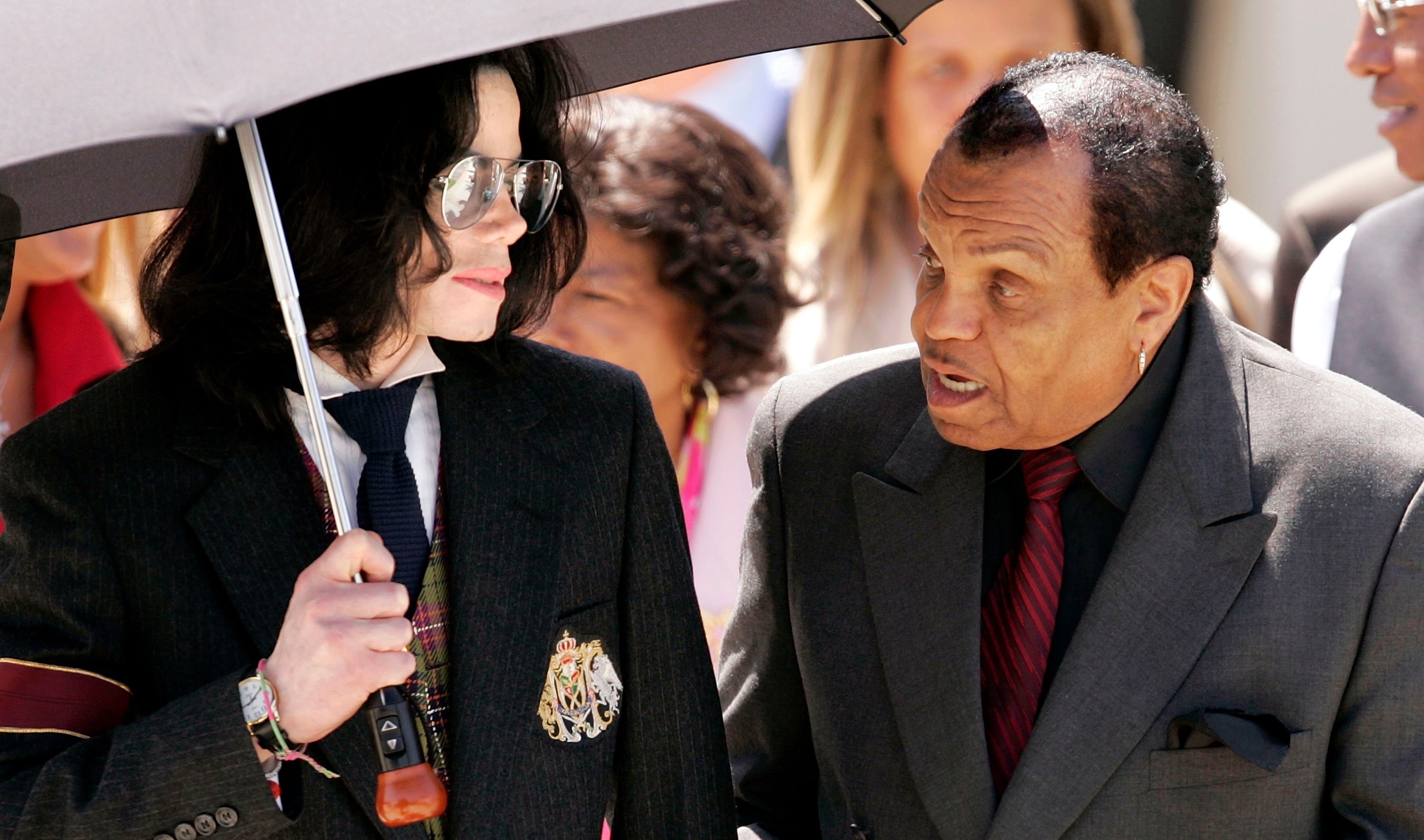 Michael und Joe Jackson im Jahr 2005