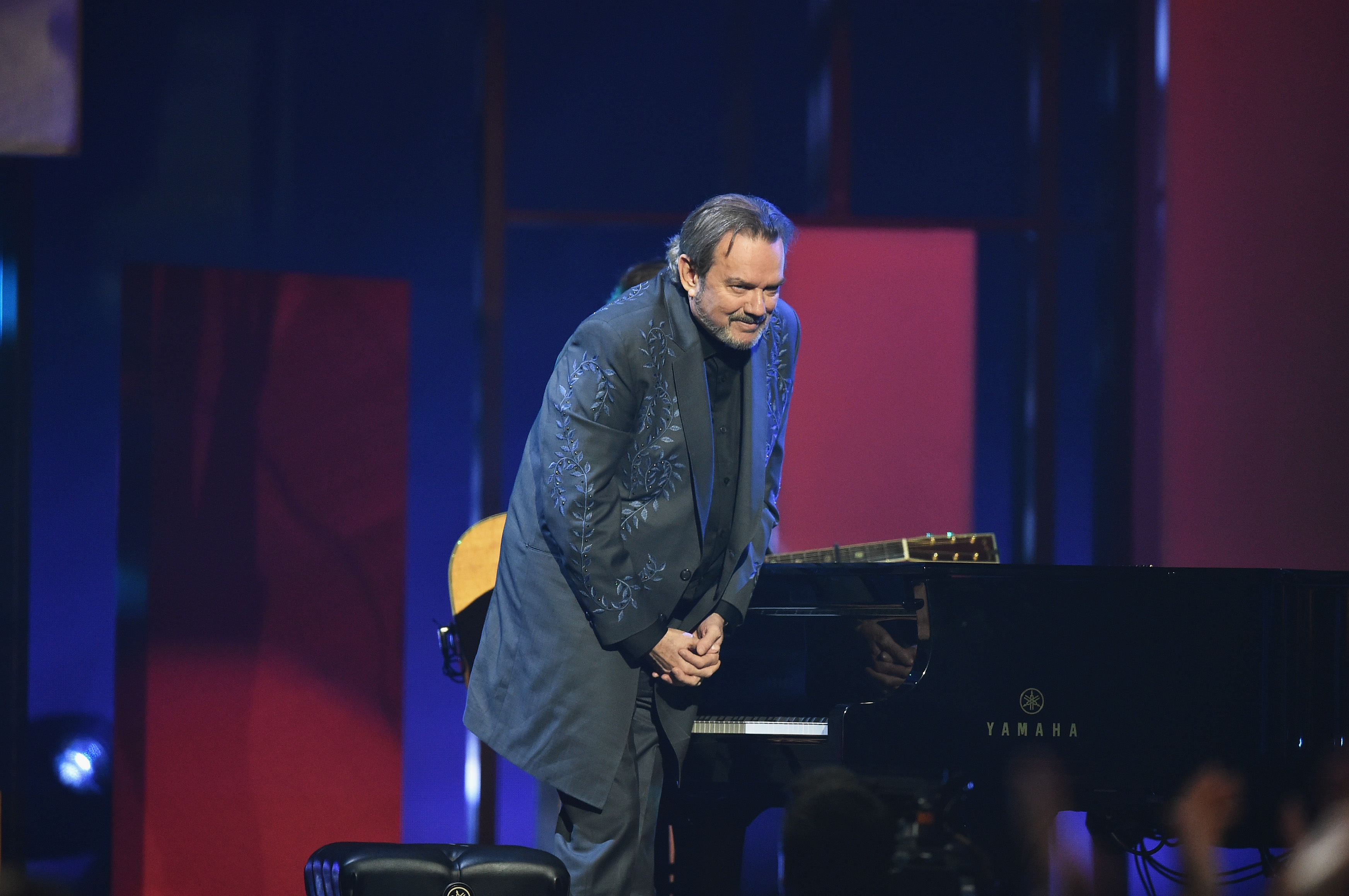 NASHVILLE, TN - NOVEMBER 08: Jimmy Webb performs onstage at the 51st annual CMA Awards at the Bridgestone Arena on Novembe...