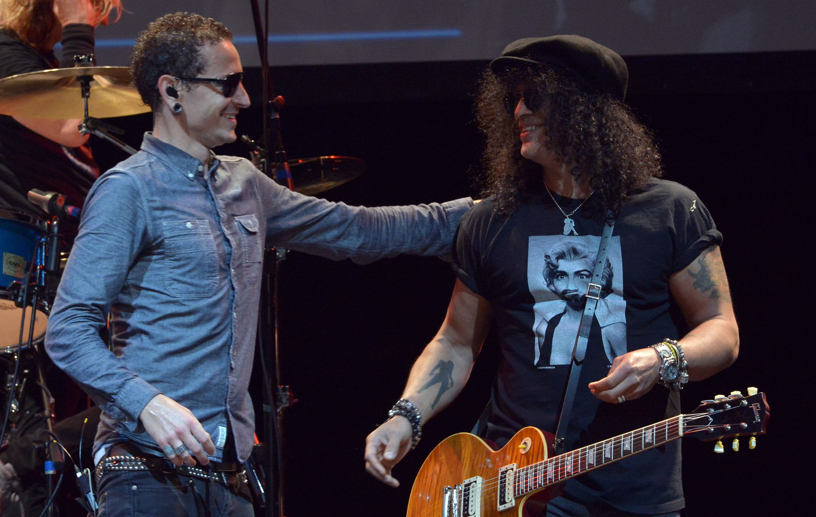 Chester Bennington und Slash live beim MusiCares MAP Fund Benefit Concert 2013