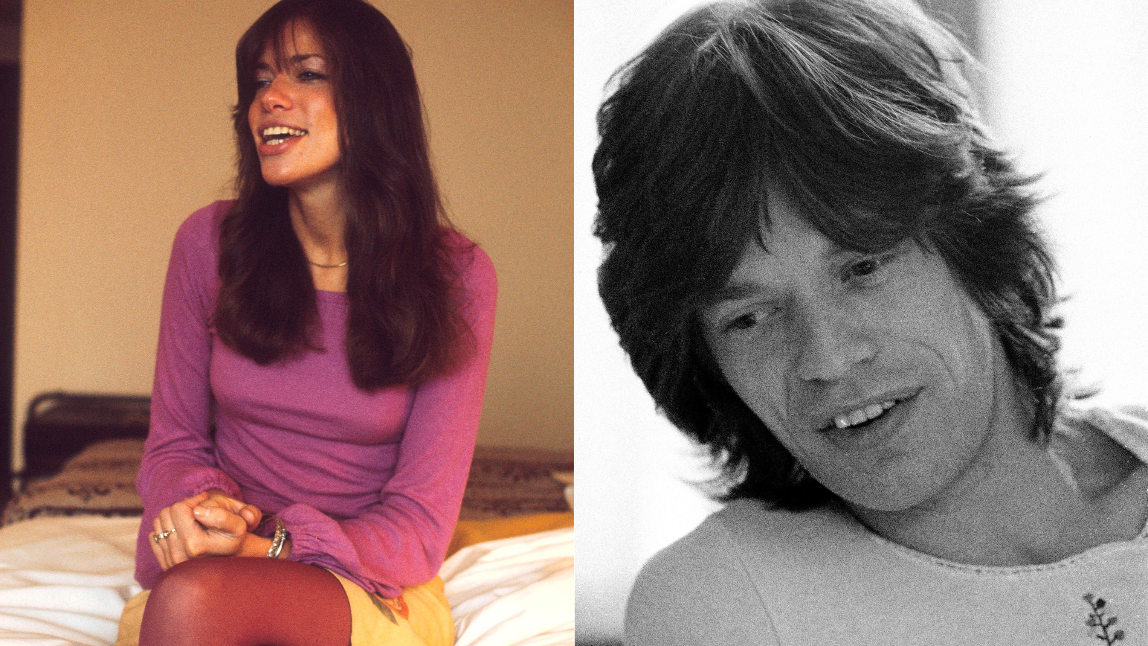 Carly Simon und Mick Jagger 1972