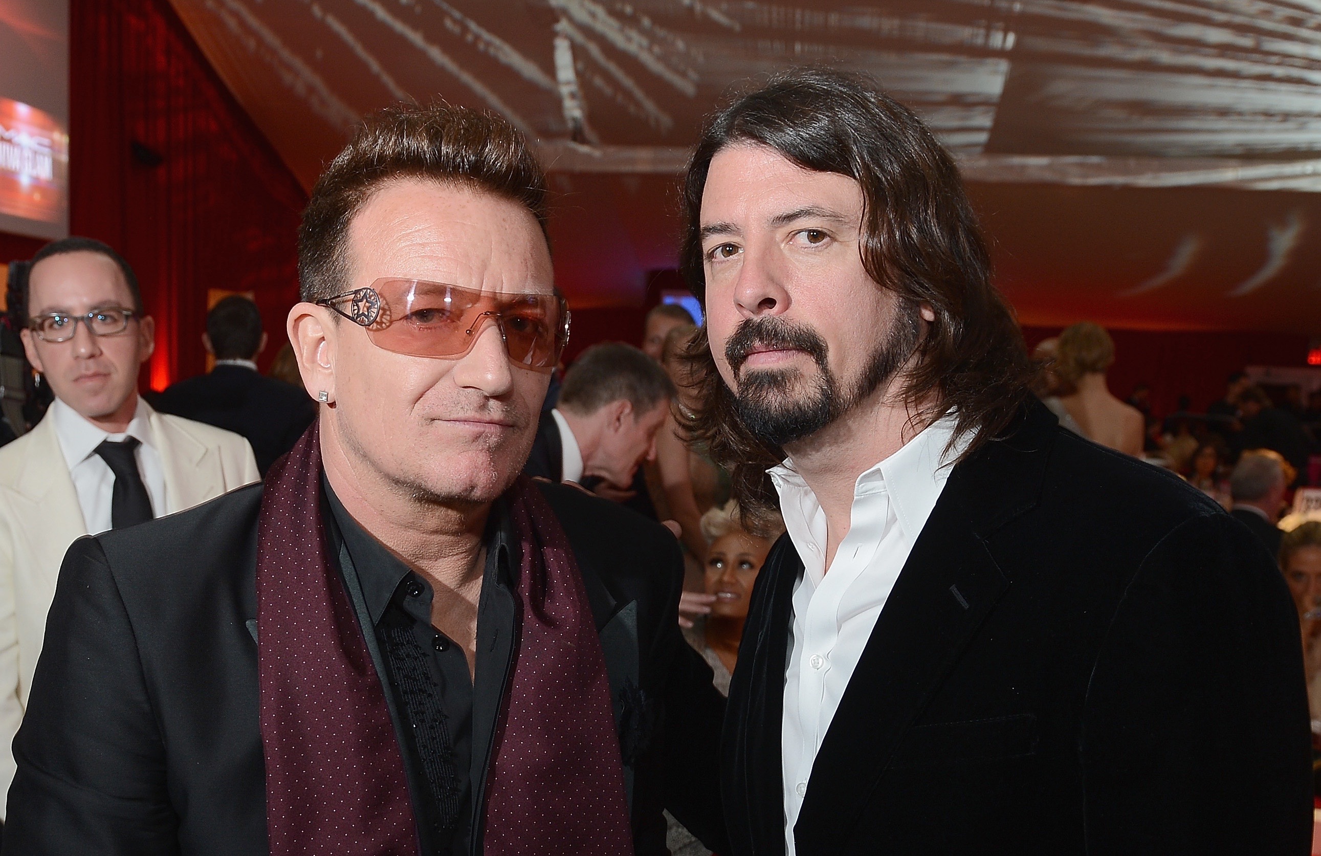 Bono und Dave Grohl