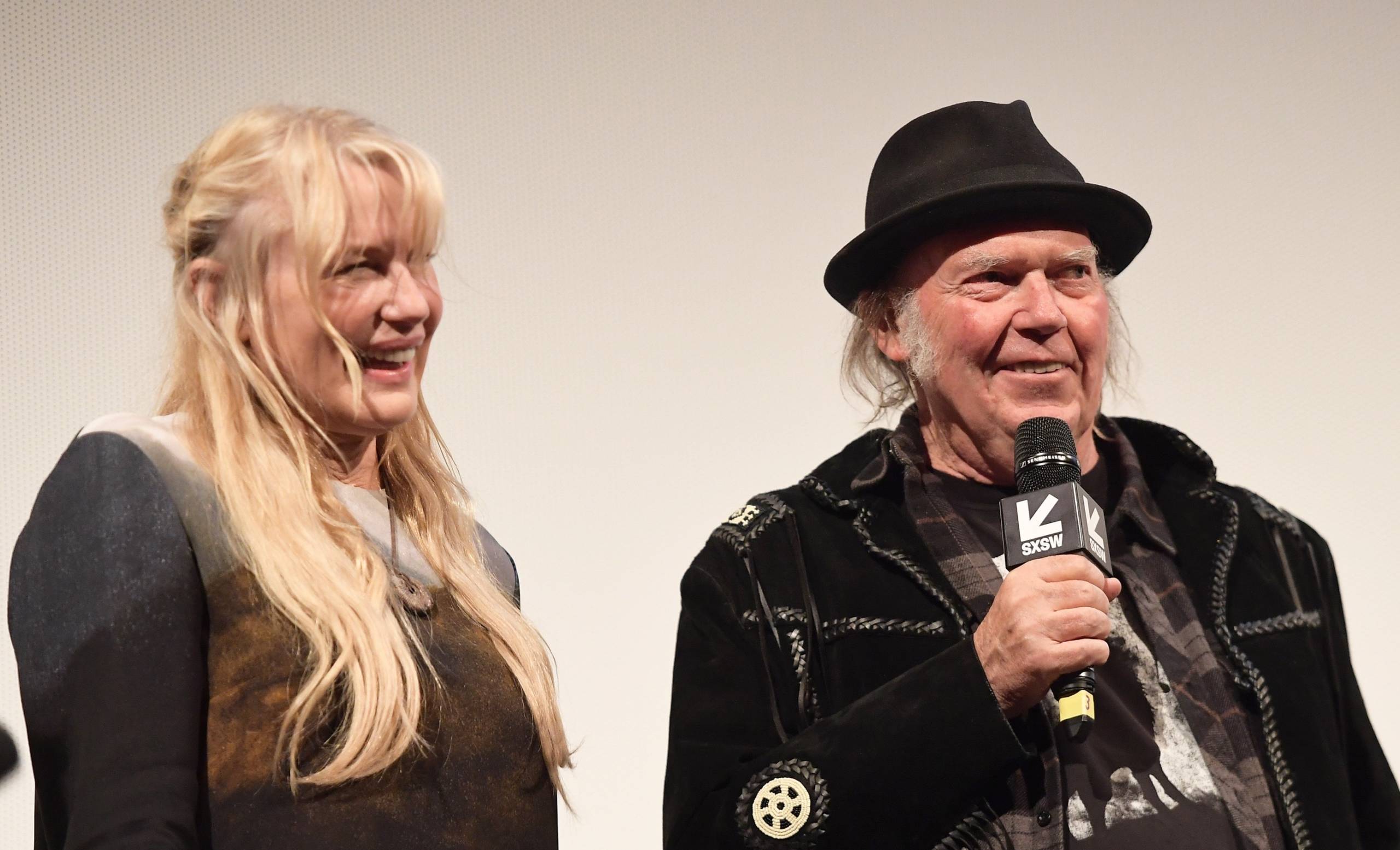 Neil Young und Daryl Hannah