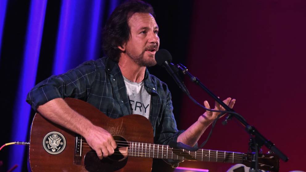 Musician Eddie Vedder performs during Citi Sound Vault Presents Eddie Vedder at The Chapel on November 6, 2017 in San Francis