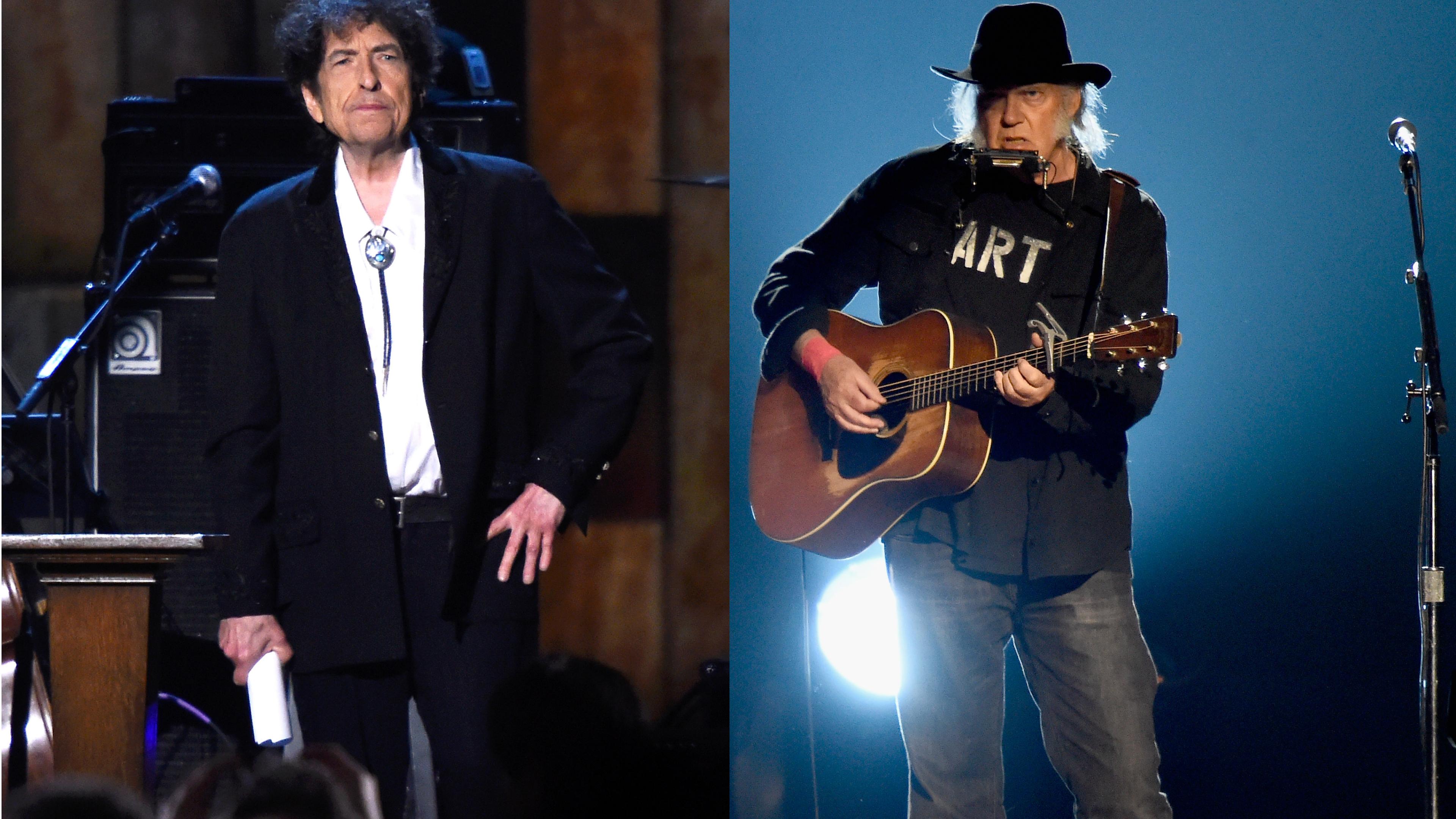 Bob Dylan und Neil Young