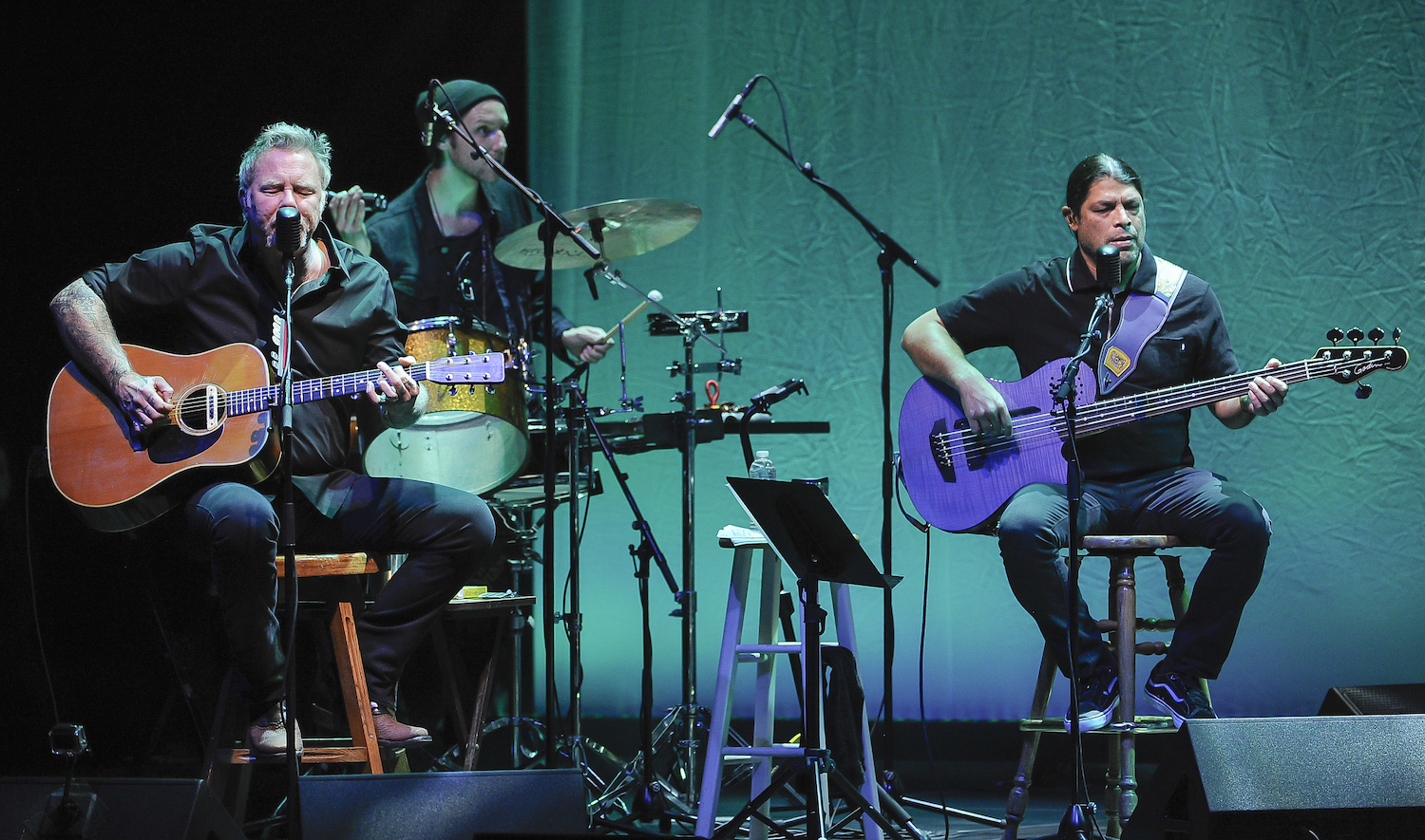Metallica beim Akustik-Gig in San Francisco