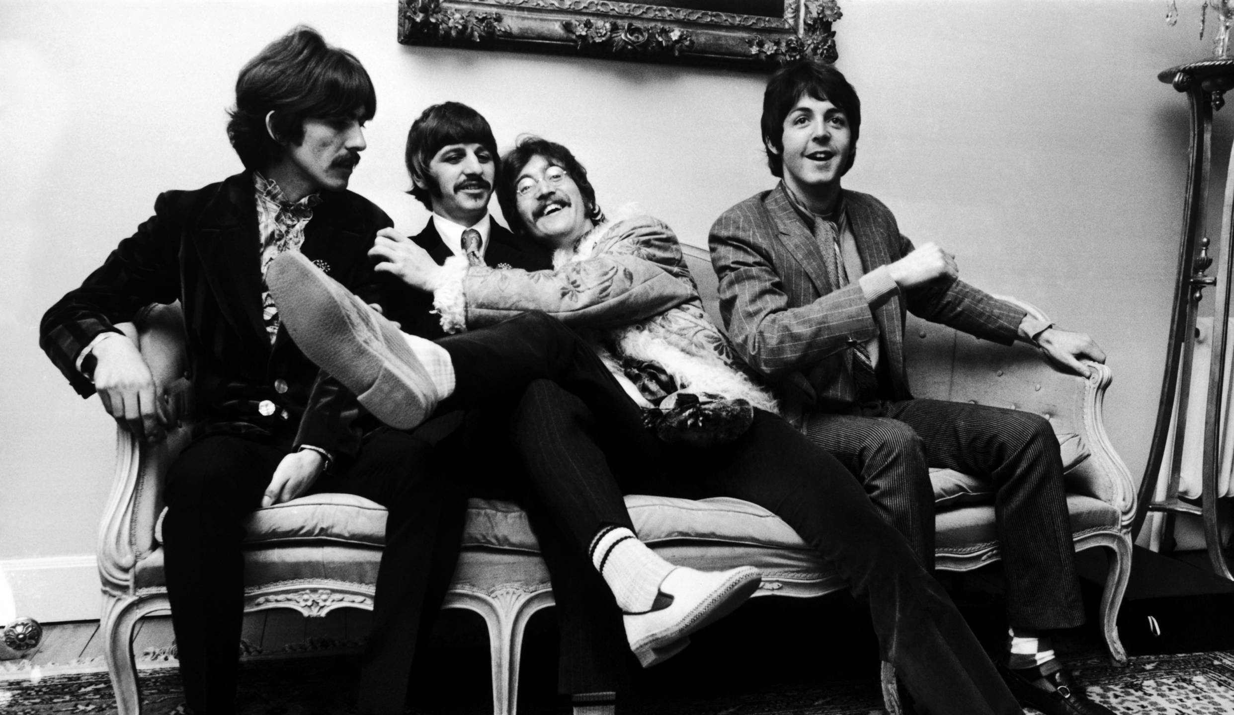 The Beatles kurz vor der Veröffentlichung von 'Sergeant Pepper's Lonely Hearts Club Band'