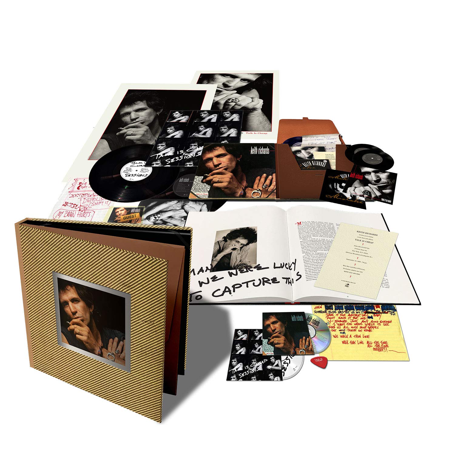 Cover-Artwork der Super-Deluxe-Edition von „Talk Is Cheap“ von Keith Richards