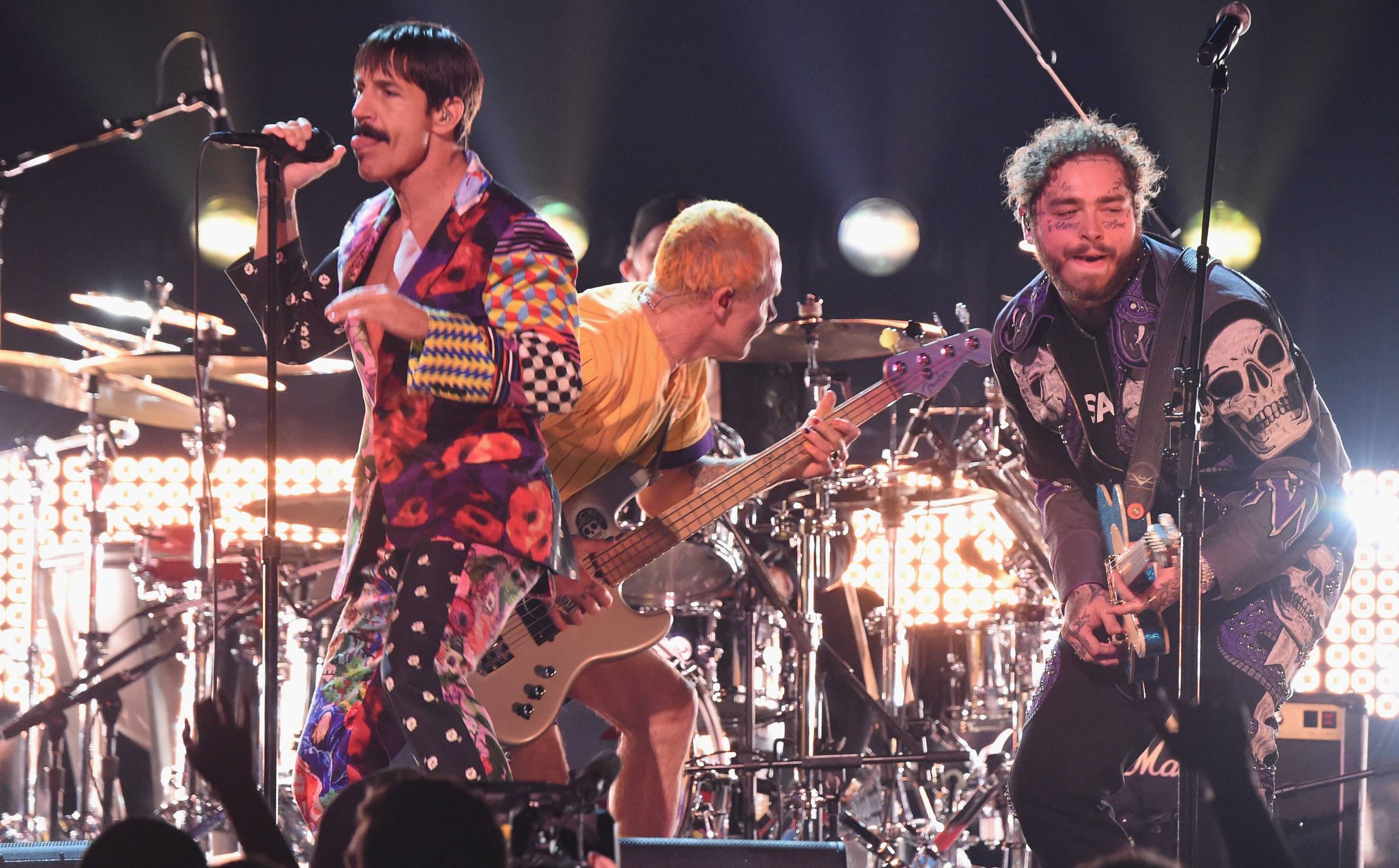 Red Hot Chili Peppers und Post Malone bei den Grammys 2019