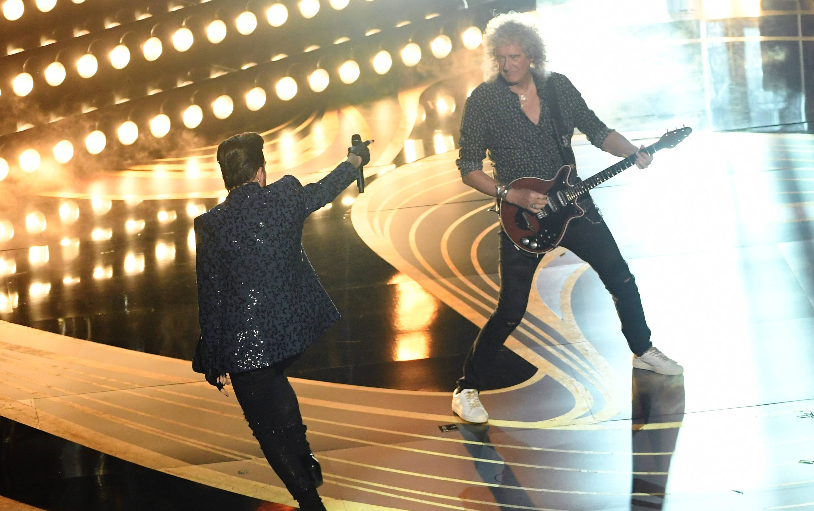Queen und Adam Lambert bei den Oscars