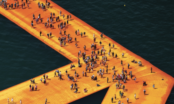 „Floating Piers“ von Christo