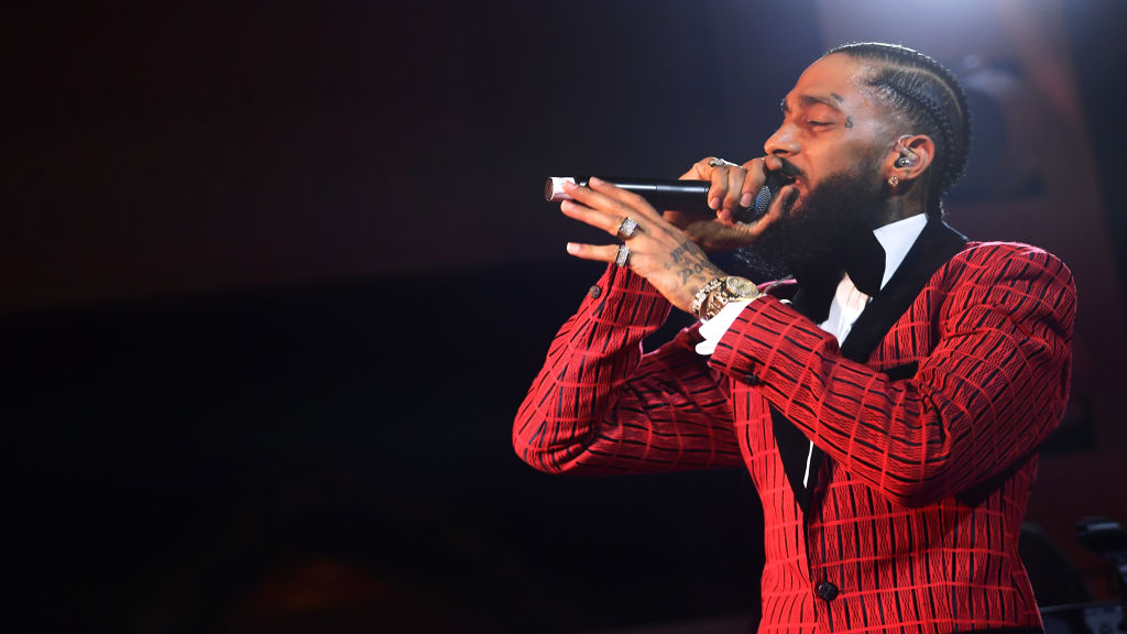 Nipsey Hussle bei einer Grammy-Feier 2019 in Los Angeles.