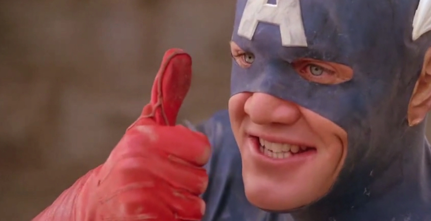 Definitiv kein schönes Kostüm: Captain America (1990)