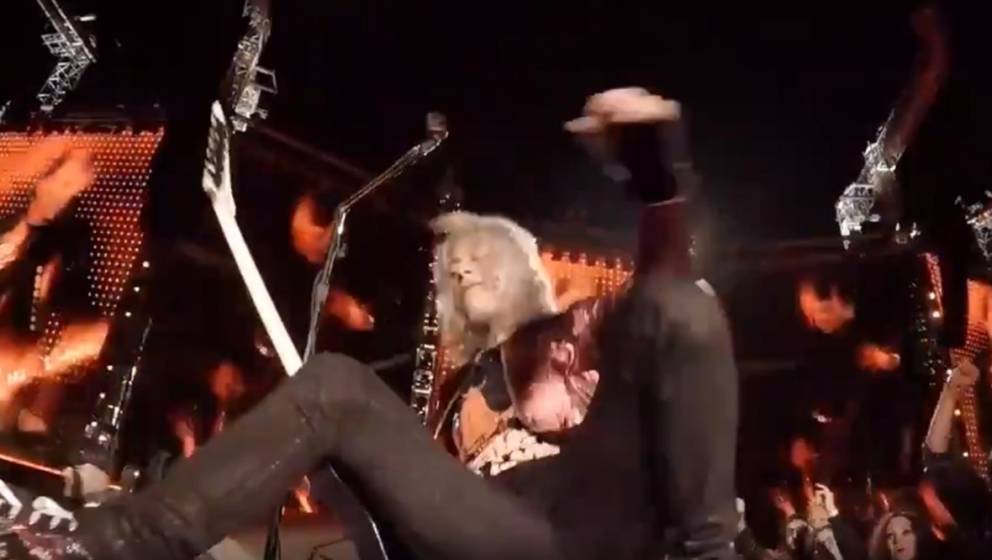 Kirk Hammet verliert den Boden unter den Füßen für einen Moment aus den Augen