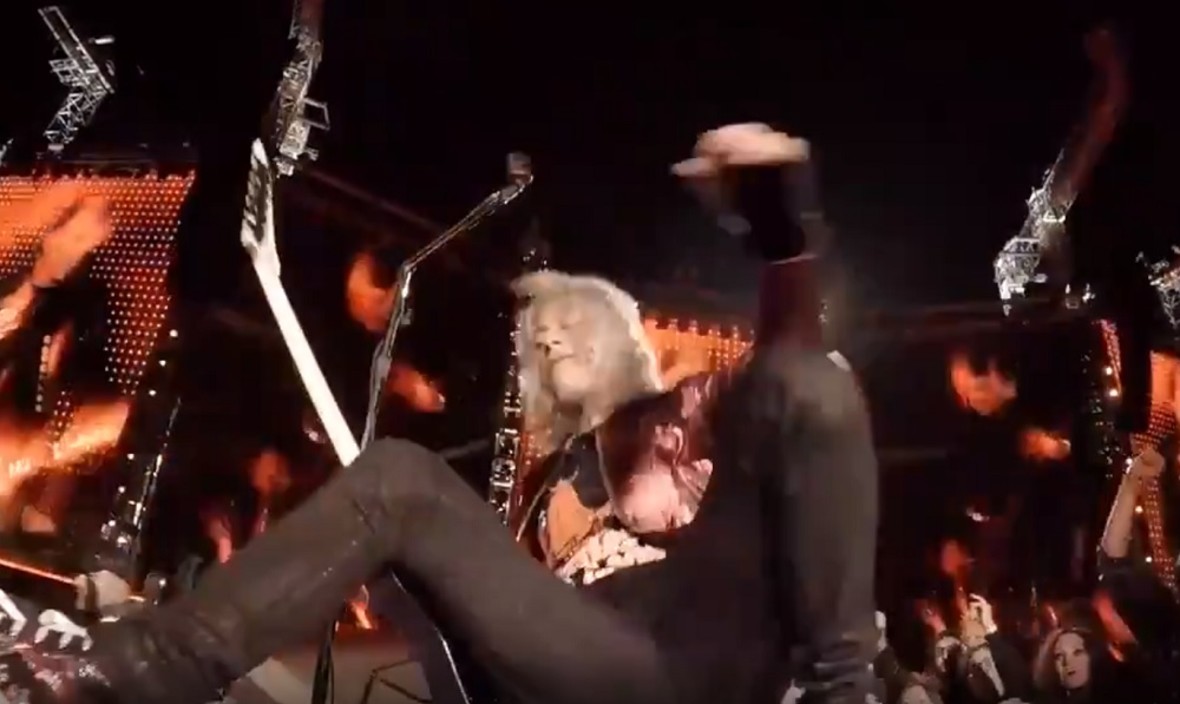 Kirk Hammet verliert den Boden unter den Füßen für einen Moment aus den Augen