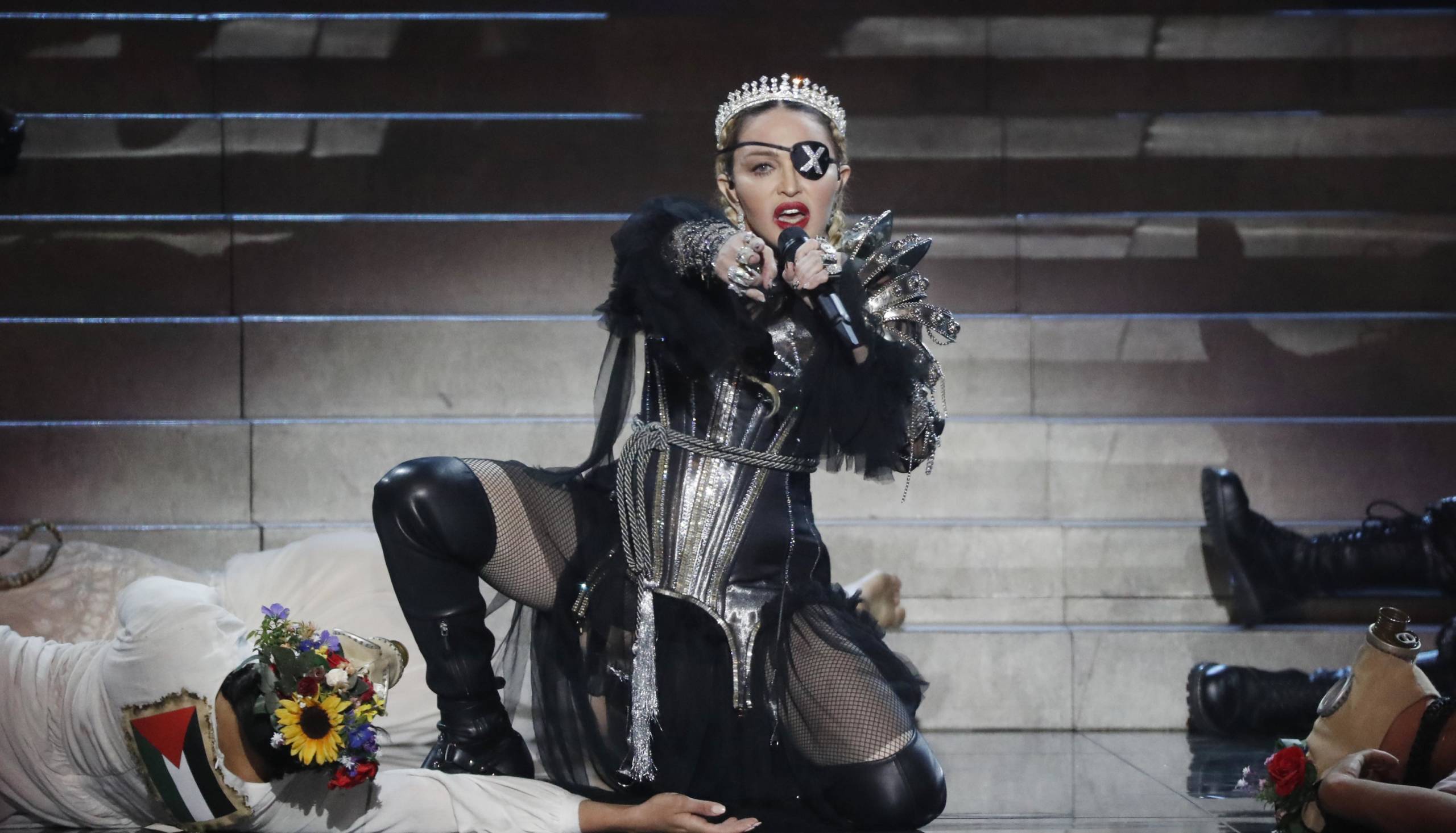 Madonna beim Eurovision Song Contest in Tel Aviv