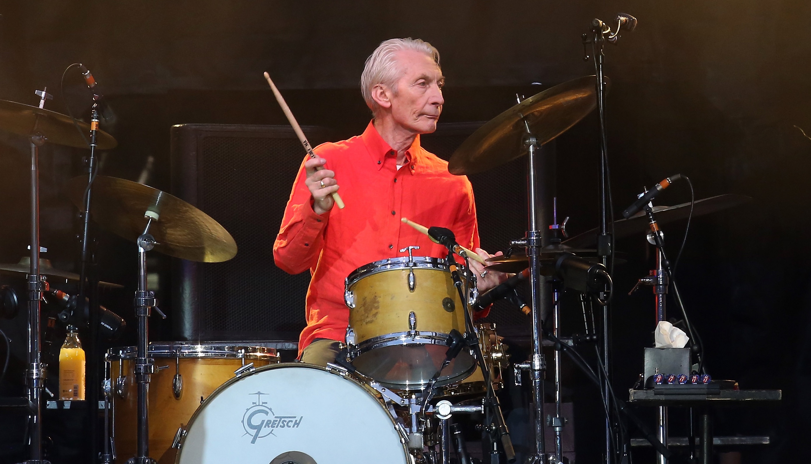 steht trotz seines Alters noch mit den Stones auf der Bühne: Charlie Watts feiert seinen 78. Geburtstag