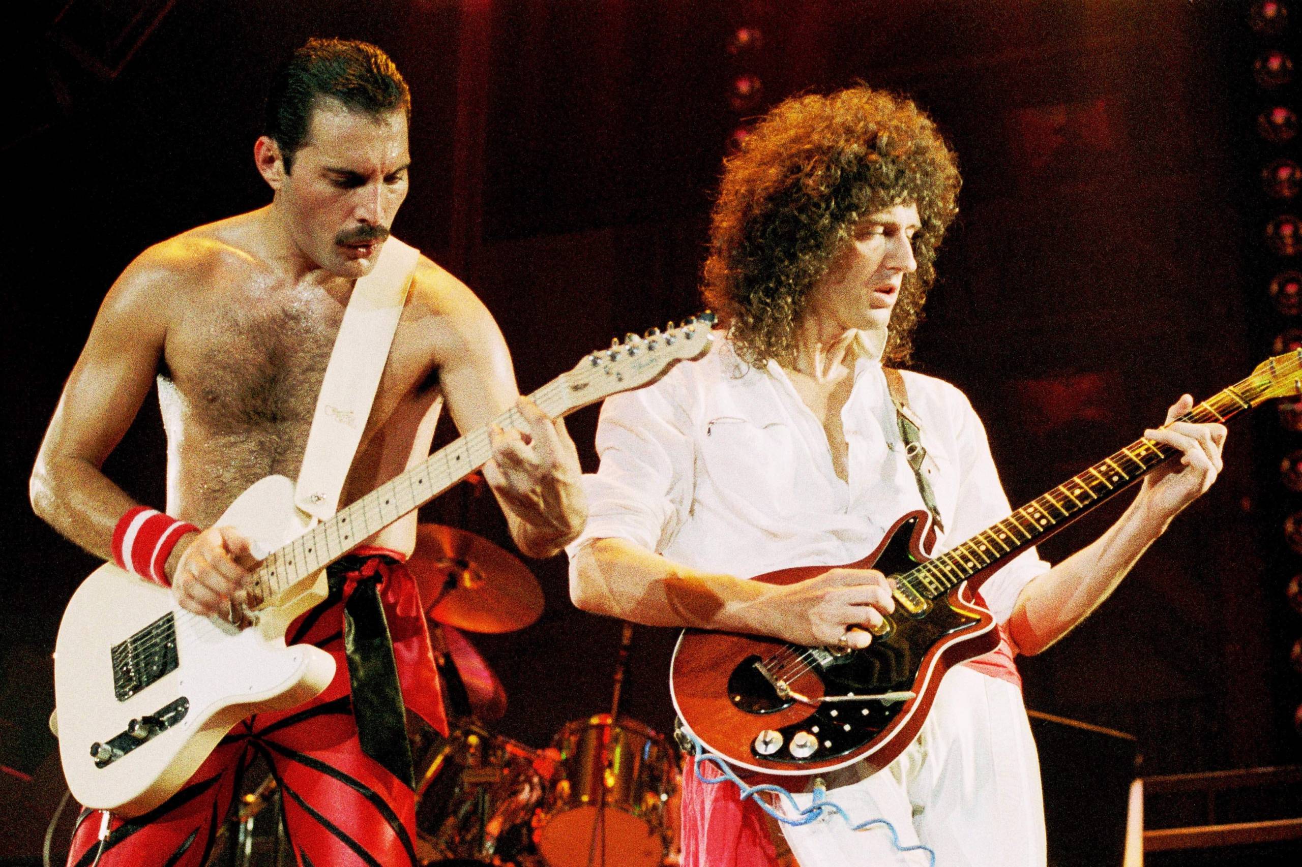 Freddie Mercury und Brian May