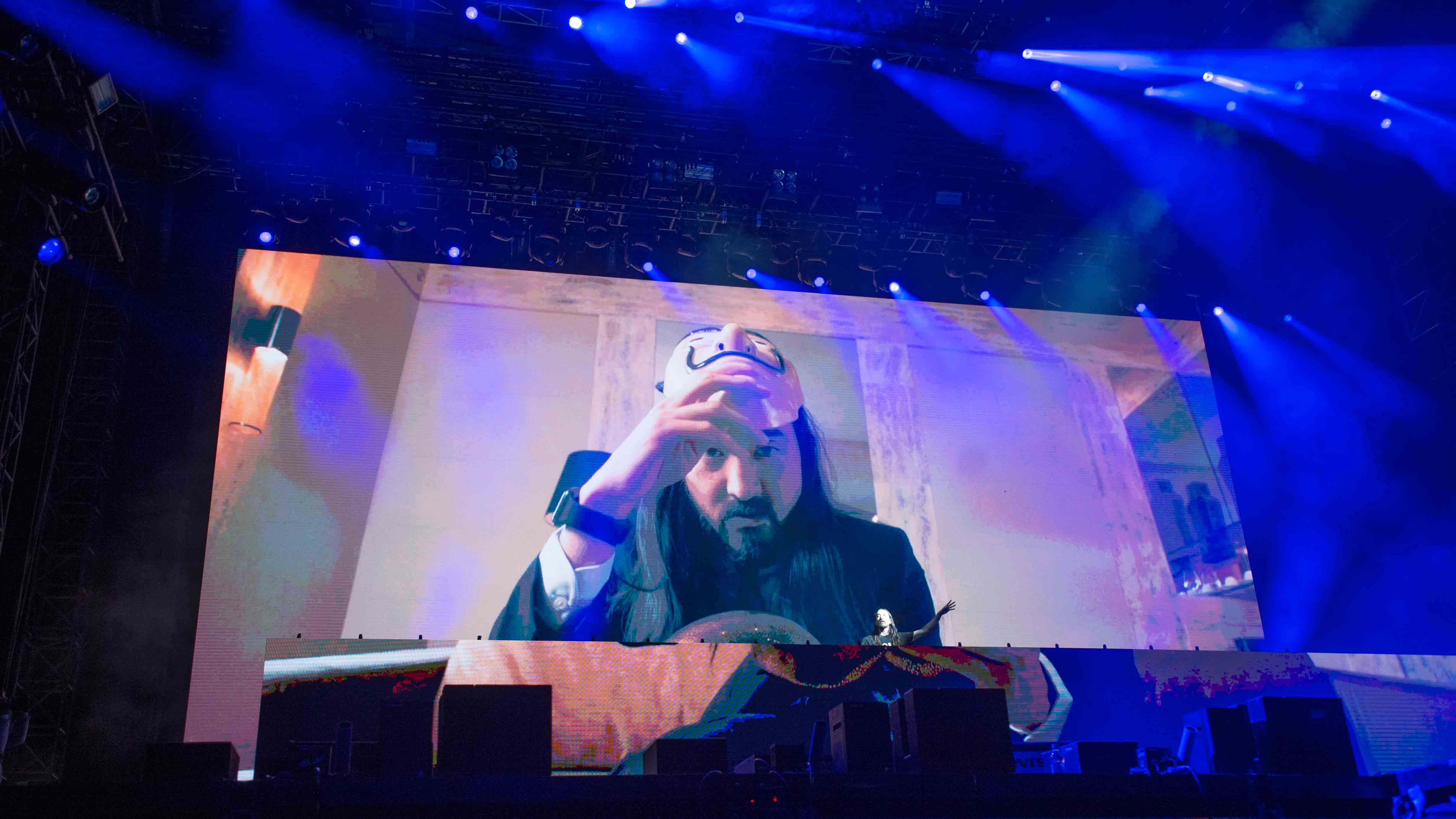 22.06.2019, Eichenring , Scheessel, GER, Festival, Konzert,Hurricane, Band  im Bild
"STEVE AOKI"
live auf der River Stage ...