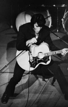 Elvis Presley in Las Vegas, 1969. 