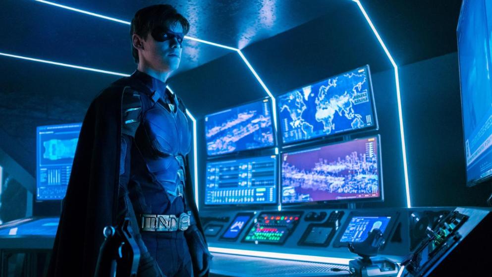 Szene aus der DC-Serie „Titans“ (läuft in Deutschland bei Netflix), hier mit Brenton Thwaites als Robin