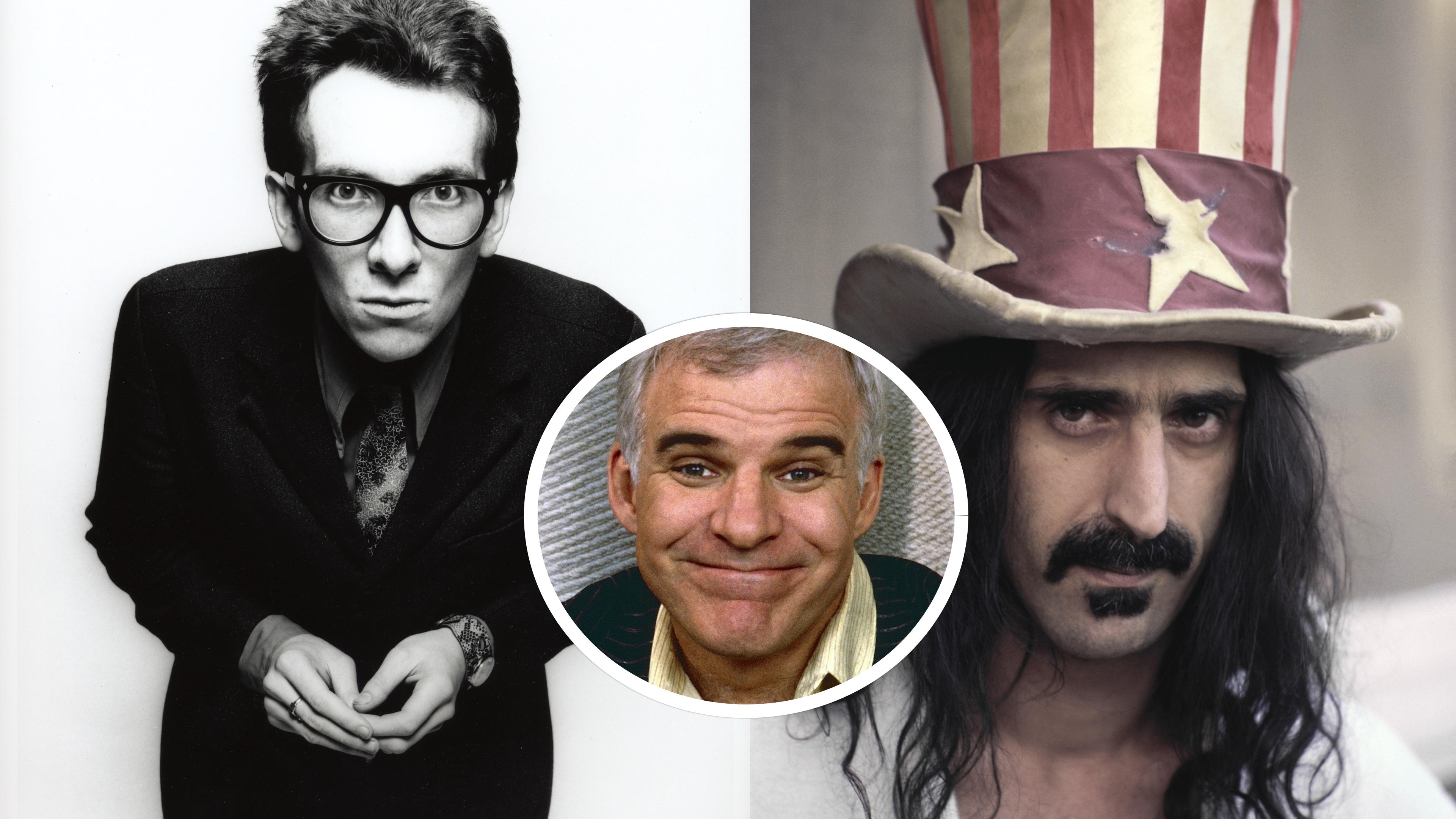 Stehen unter Urheberverdacht: Elvis Costello, Frank Zappa und Steve Martin