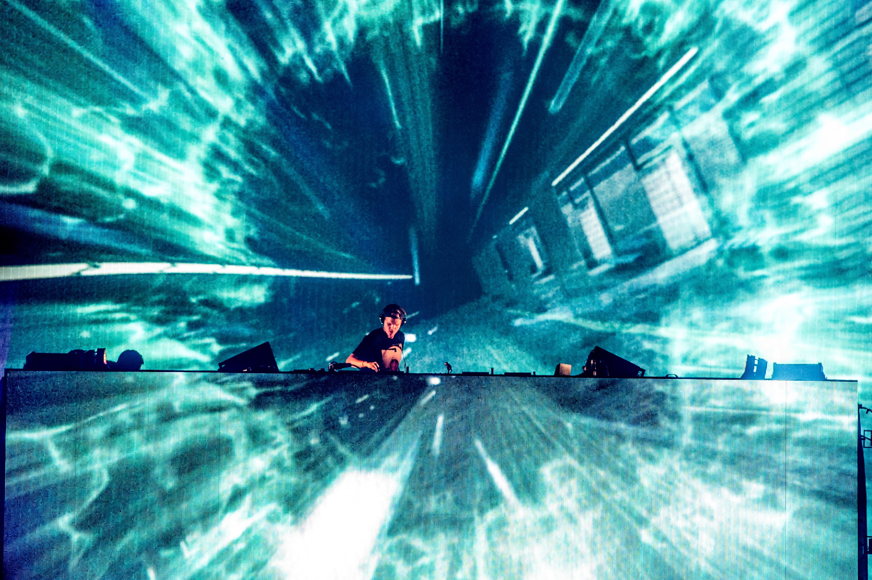 Avicii auf dem Wireless Festival 2015 in London, England.