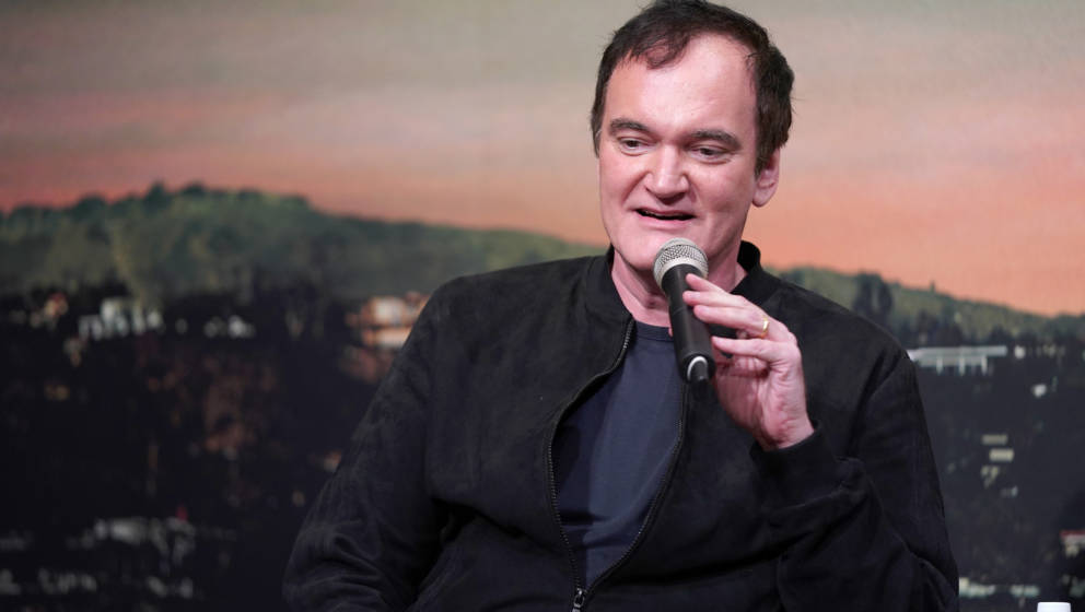 TOKYO, JAPAN - AUGUST 26: Director Quentin Tarantino attends the press conference for the Japan premiere of 'Once Upon A Time