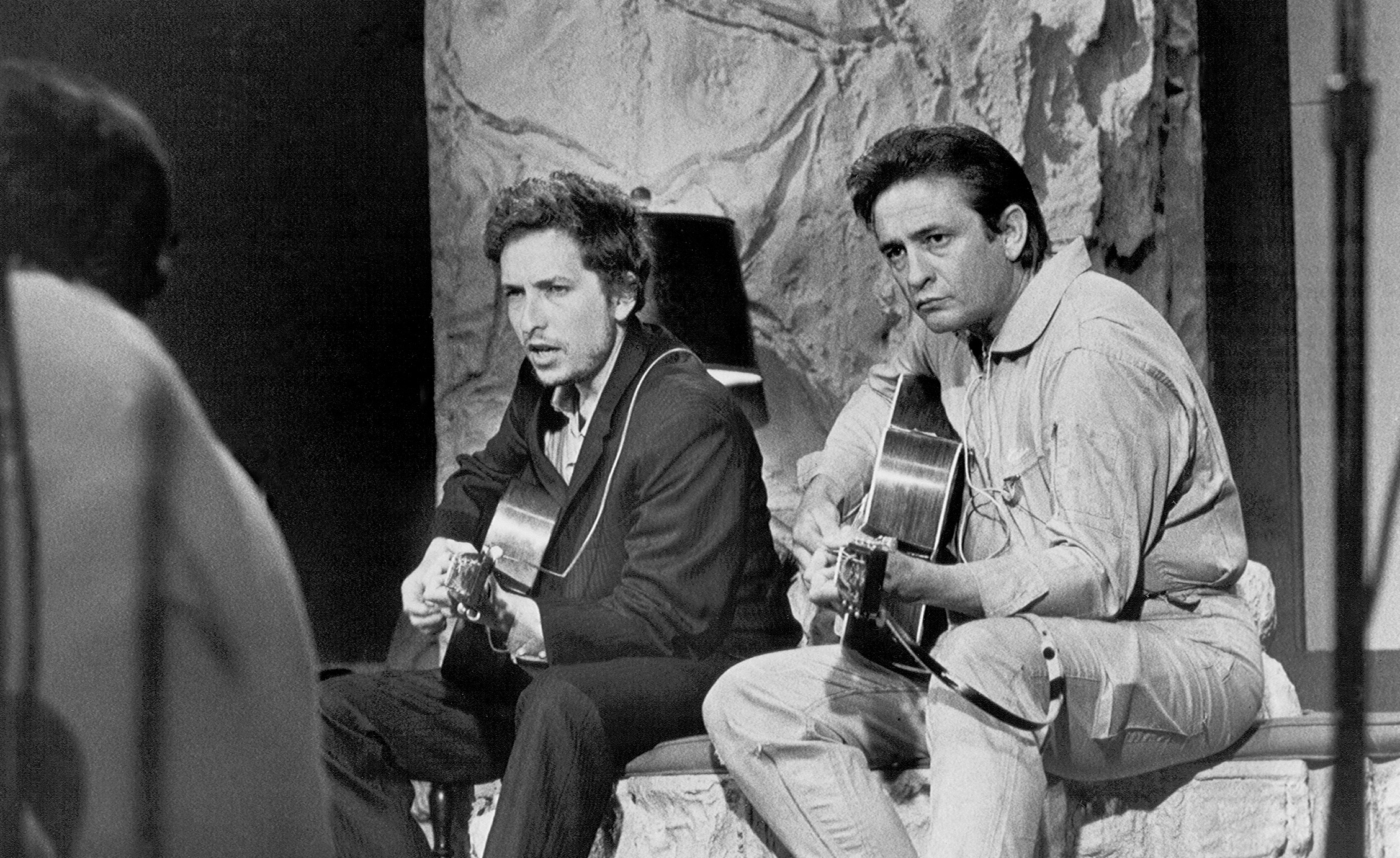Bob Dylan und Johnny Cash spielen gemeinsam in der „Johnny Cash Show“, 1969